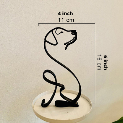 Esculturas Hierro Perro Gato
