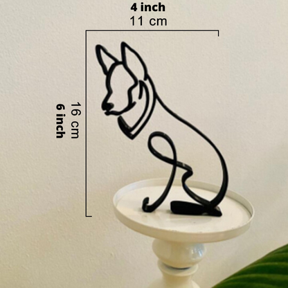 Esculturas Hierro Perro Gato
