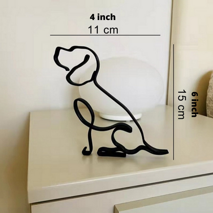 Esculturas Hierro Perro Gato