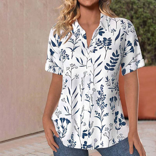 Blusa Mujer Hojas