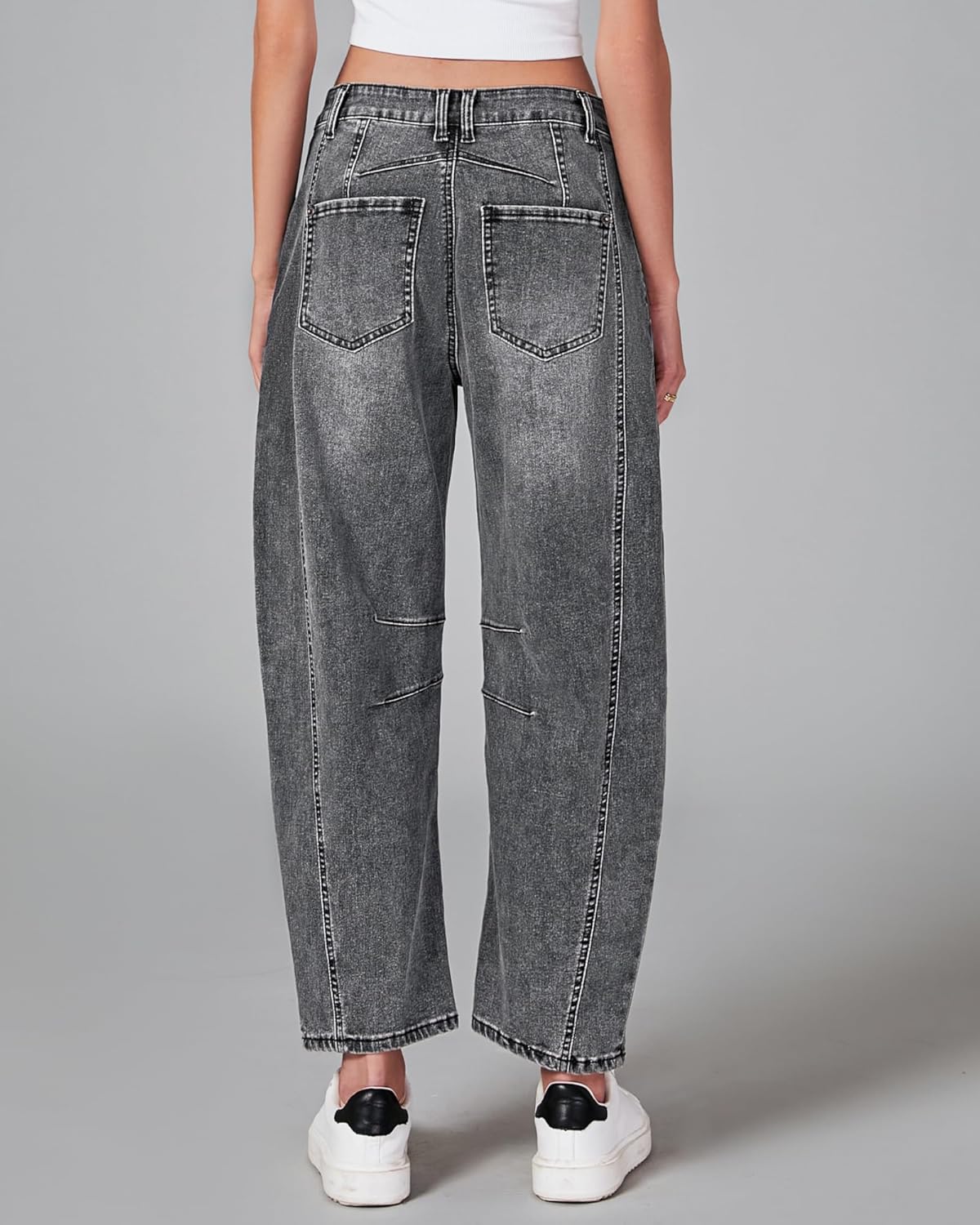 Jeans Mujer Barrel Tiro Alto