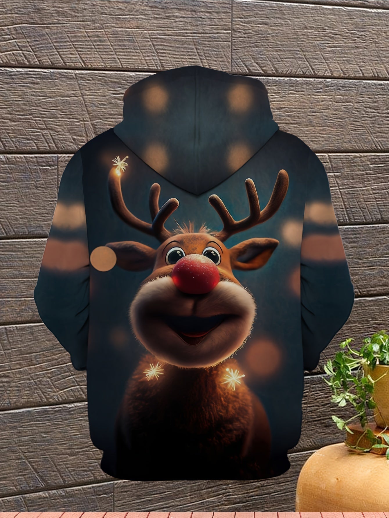 Sudadera Navidad Reno Hombre
