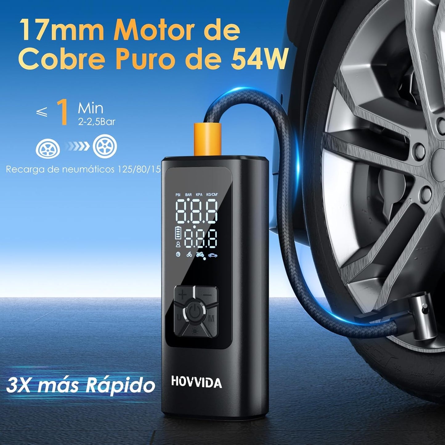 Compresor Aire Portátil 150PSI