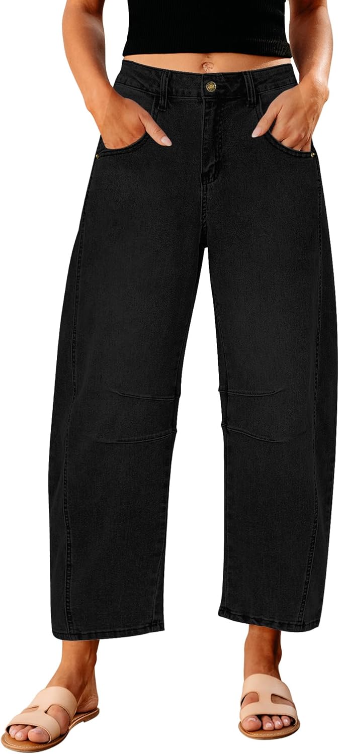 Jeans Mujer Barrel Tiro Alto