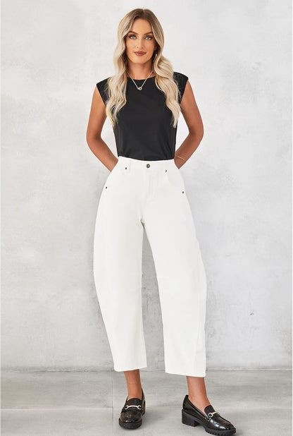 Jeans Mujer Barrel Tiro Alto