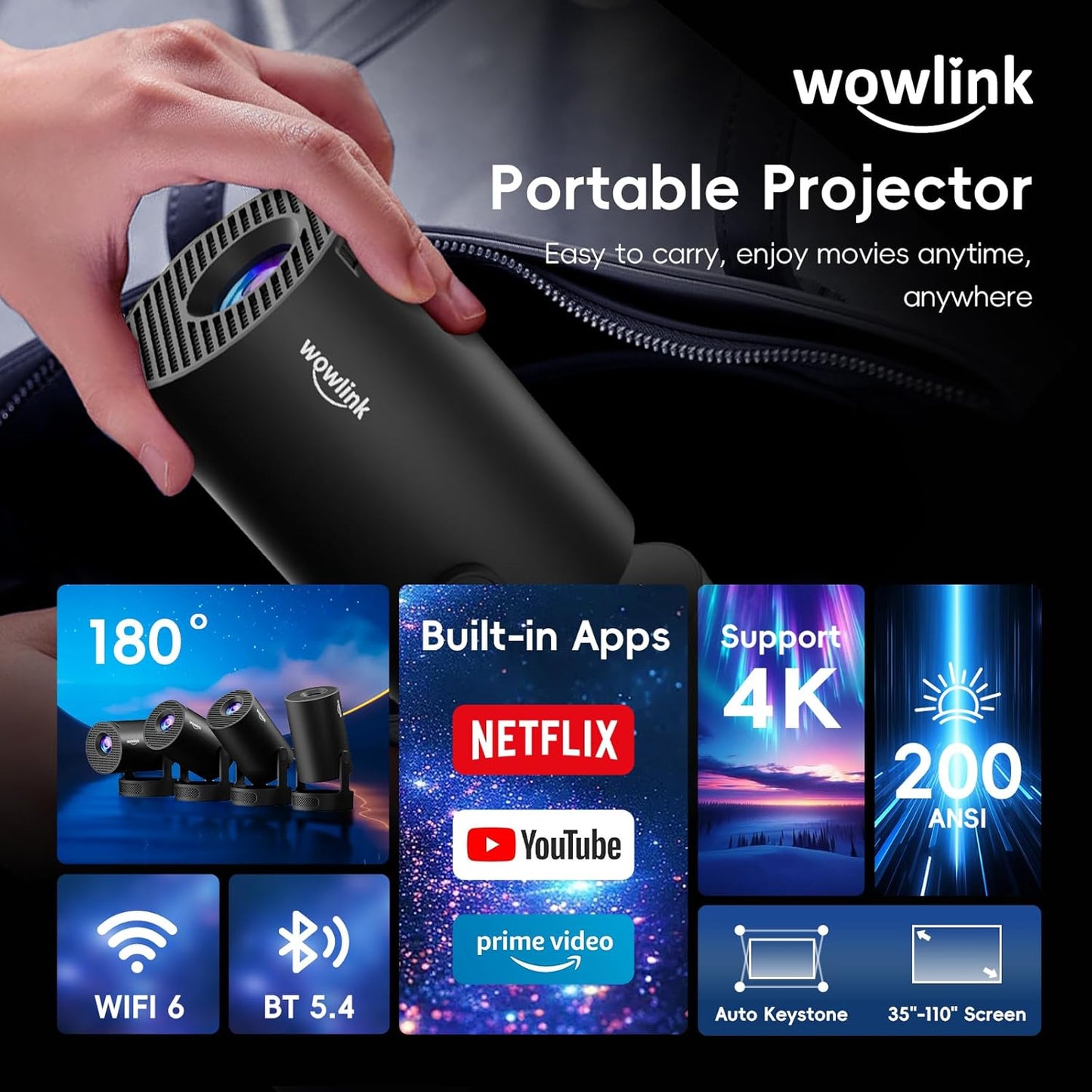 Mini Proyector Portátil