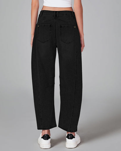 Jeans Mujer Barrel Tiro Alto