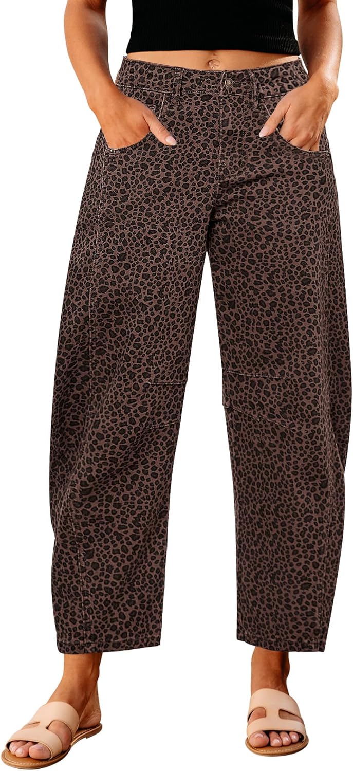 Jeans Mujer Barrel Tiro Alto