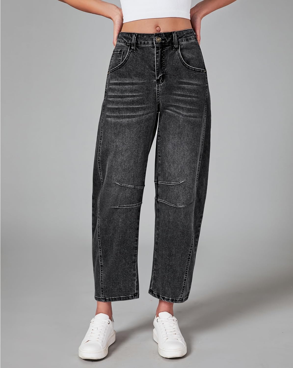 Jeans Mujer Barrel Tiro Alto