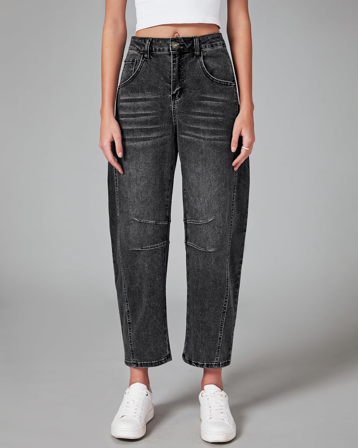 Jeans Mujer Barrel Tiro Alto