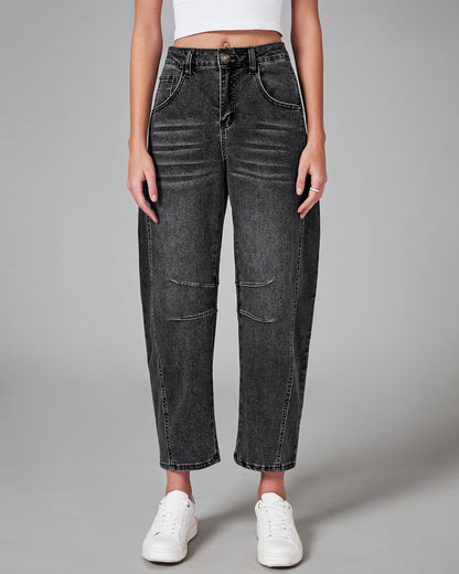 Jeans Mujer Barrel Tiro Alto