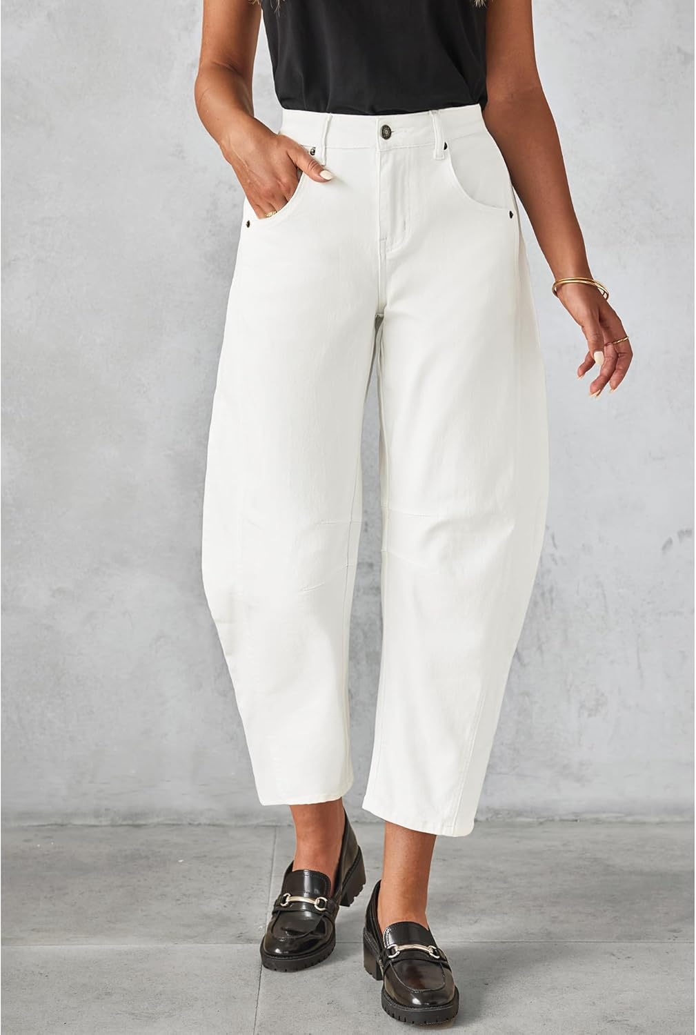 Jeans Mujer Barrel Tiro Alto