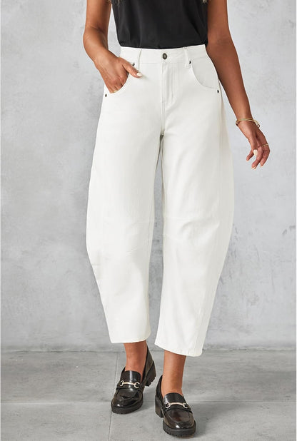 Jeans Mujer Barrel Tiro Alto
