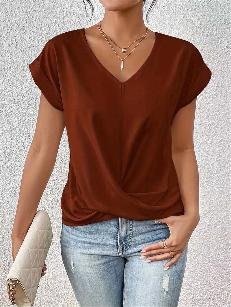 Blusa Ligera Manga Corta