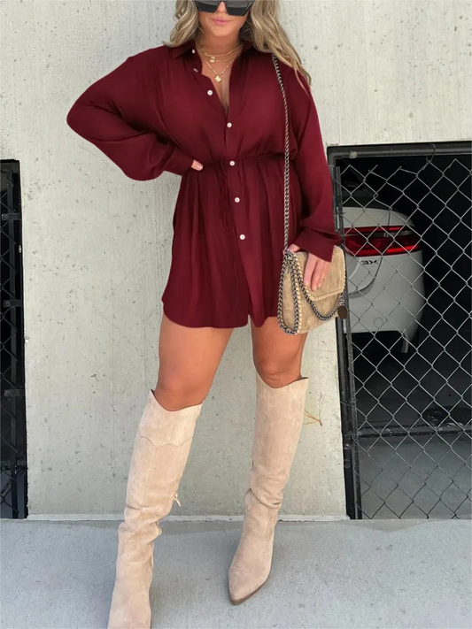 Vestido Satin Mujer