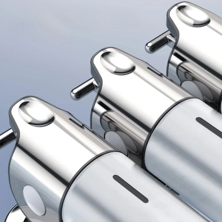 Dispensador de Jabón de Pared de Acero Inoxidable para Baños Modernos