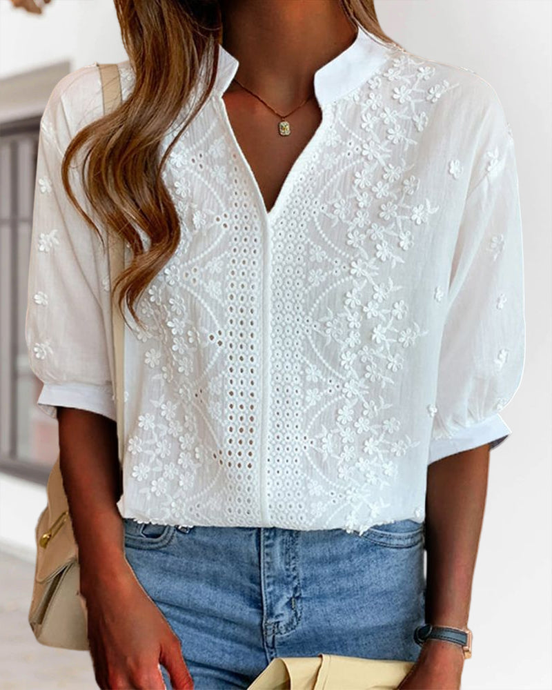 Blusa Mujer Mangas Abullonadas