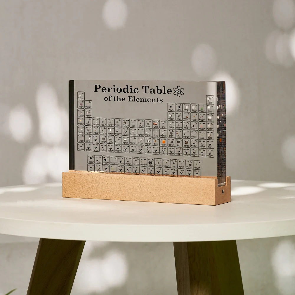 Tabla Periódica Acrílico Iluminada