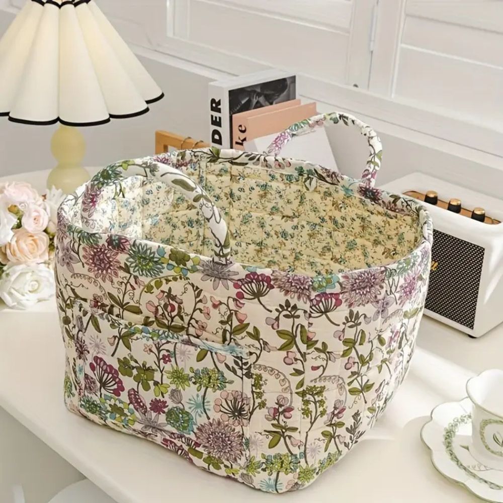 Cesta Lona Floral