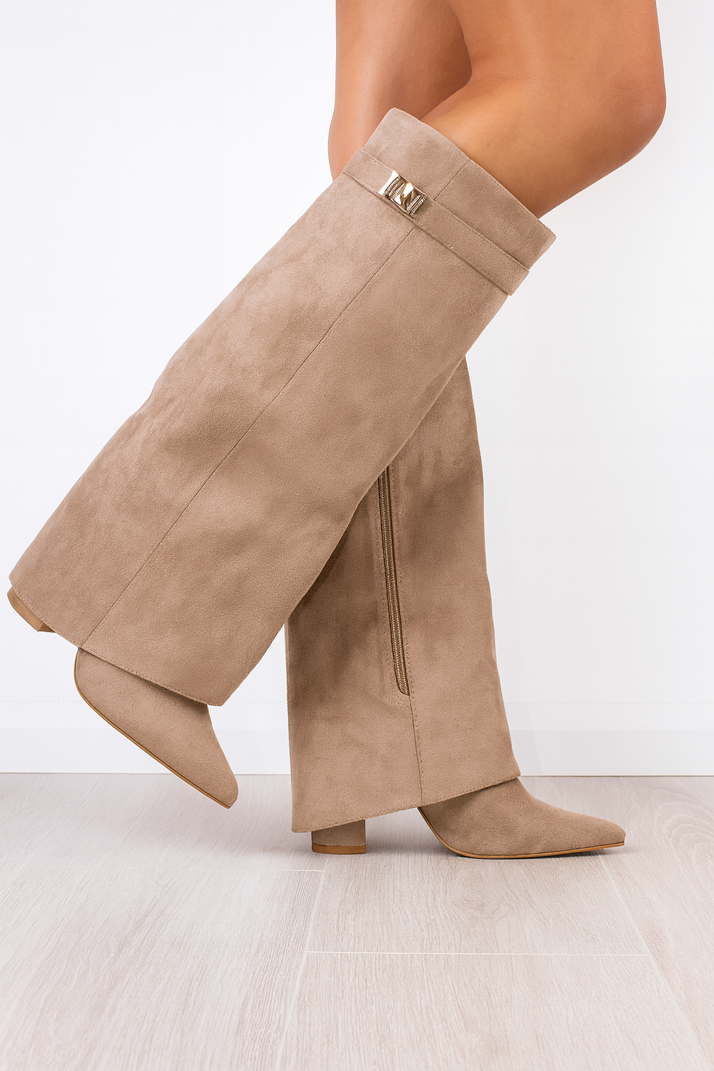 Botas Altas Mujer Ante