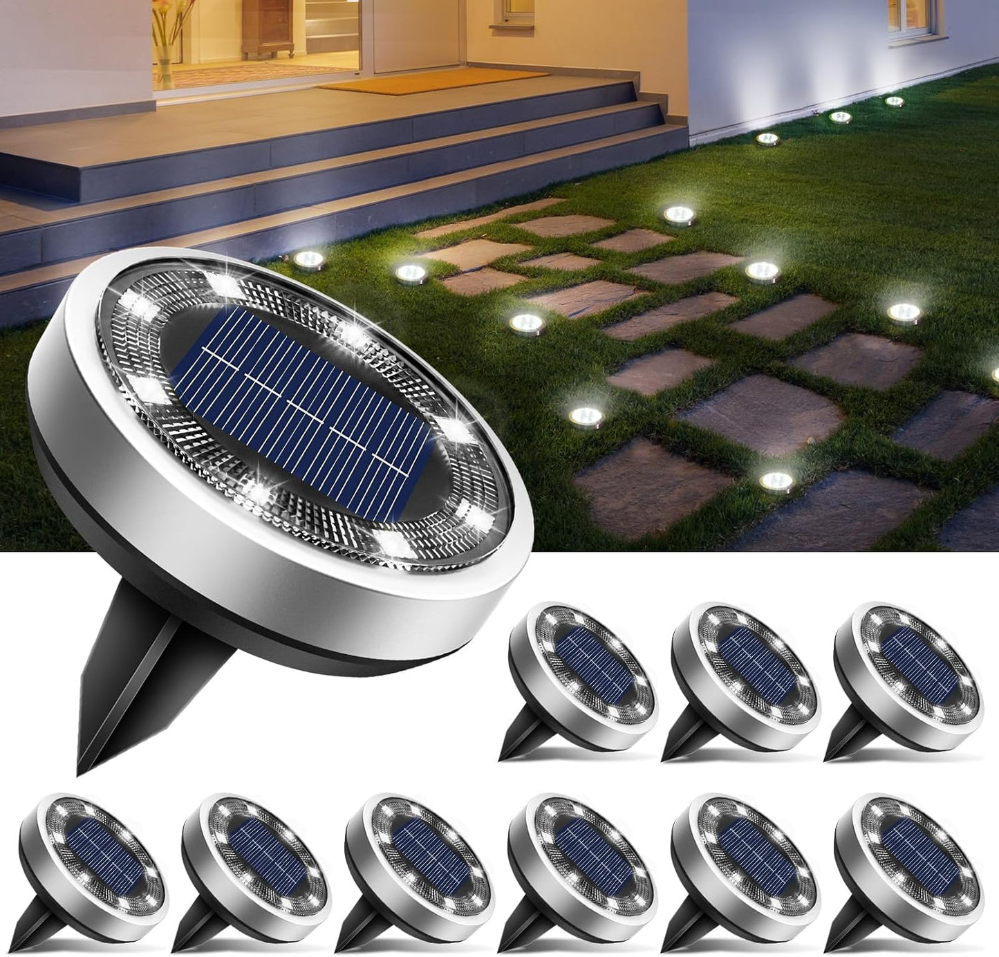Luces Solares Jardín LED