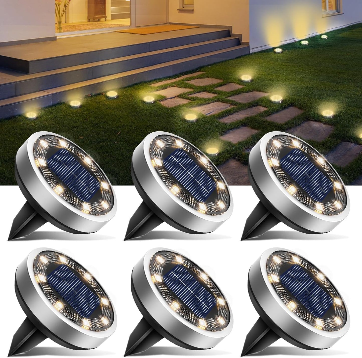 Luces Solares Jardín LED