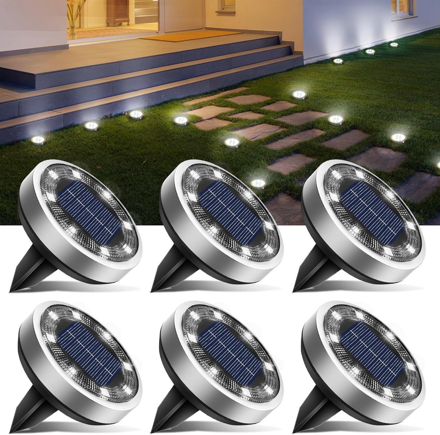 Luces Solares Jardín LED
