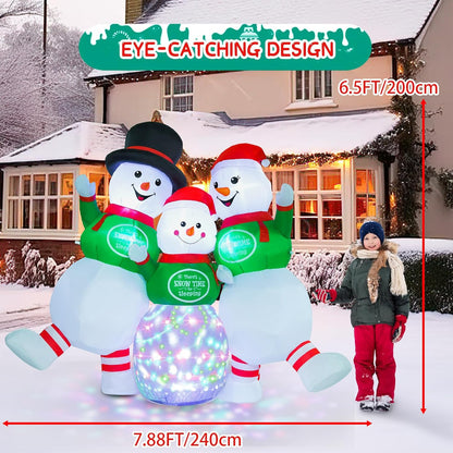 papá noel inflable 244 cm