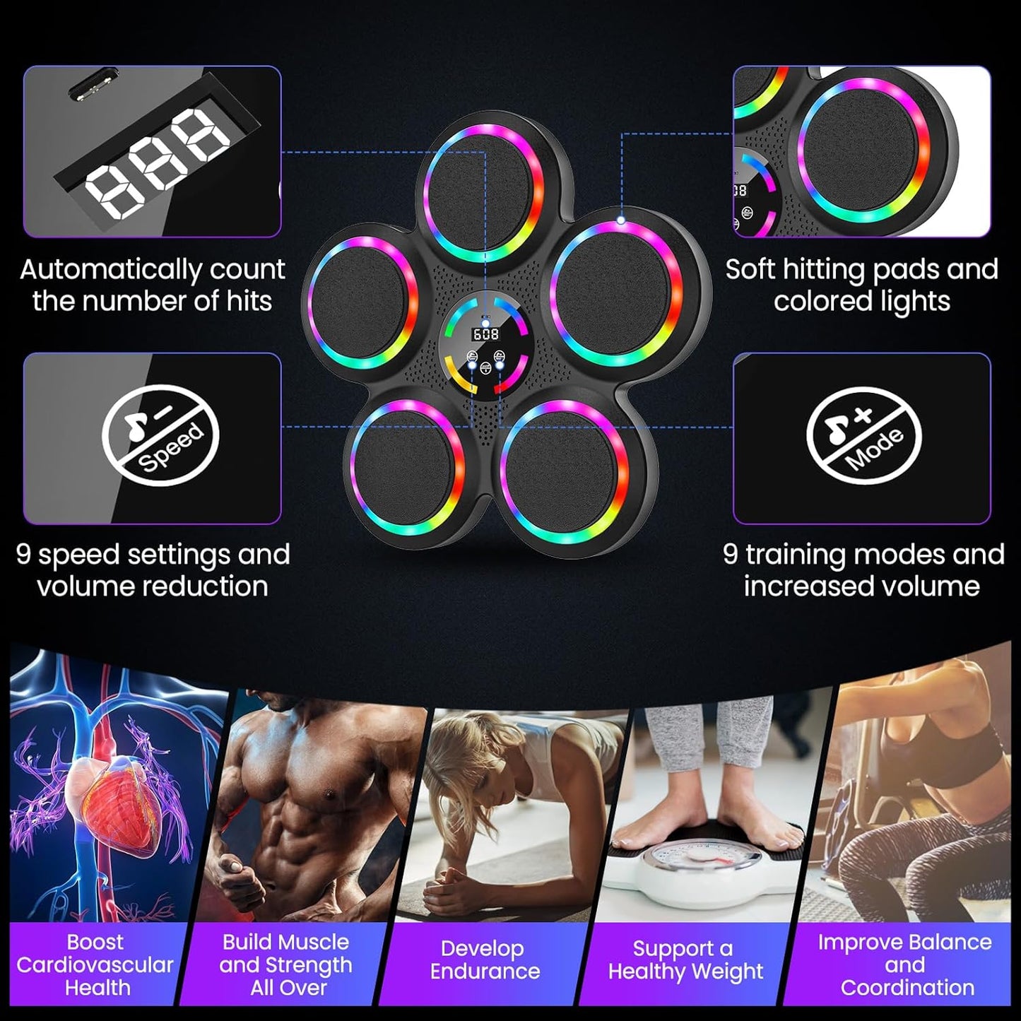 Máquina de Boxeo Musical Lurean