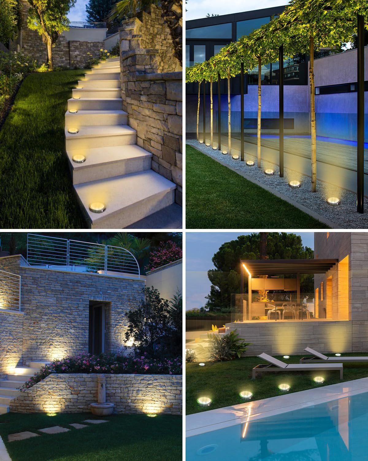 Luces Solares Jardín LED