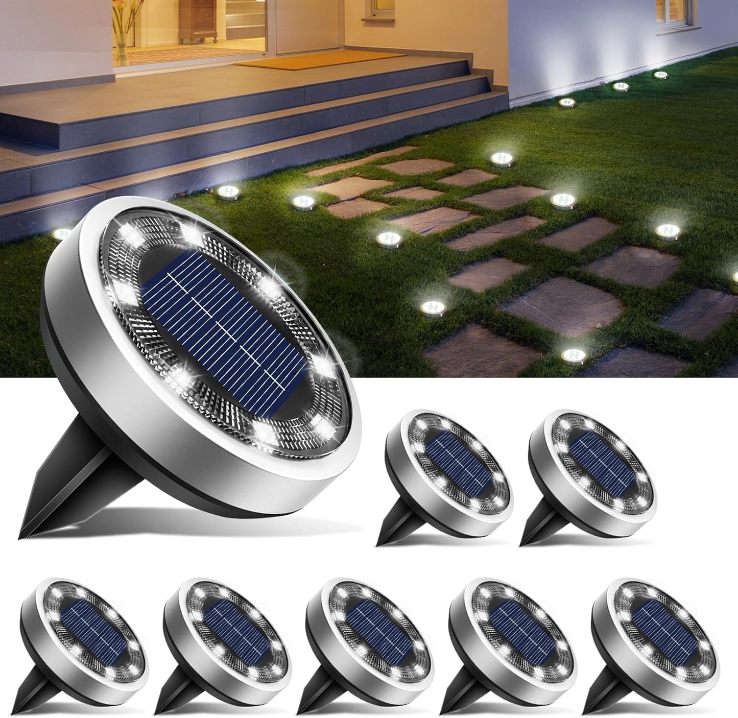 Luces Solares Jardín LED
