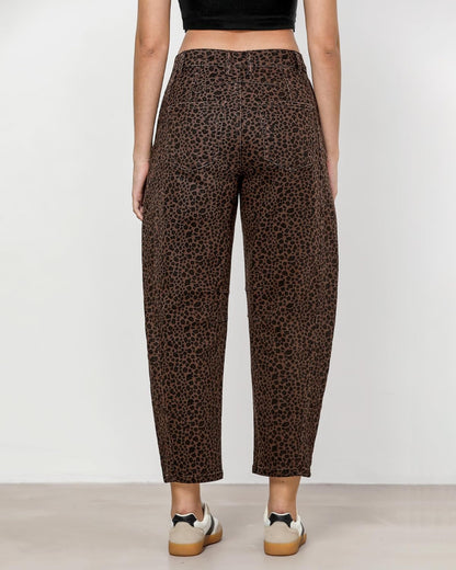 Jeans Mujer Barrel Tiro Alto