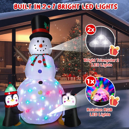 papá noel inflable 244 cm