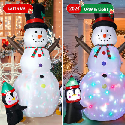 papá noel inflable 244 cm