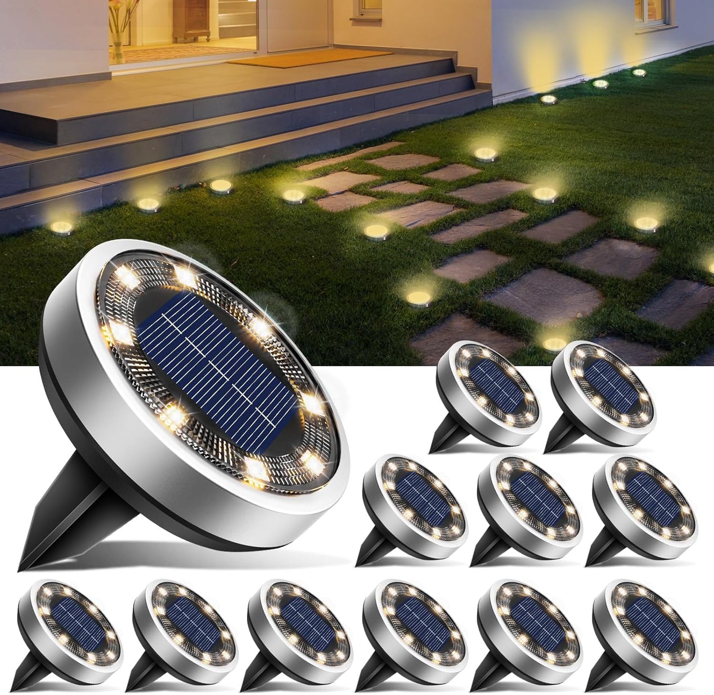 Luces Solares Jardín LED