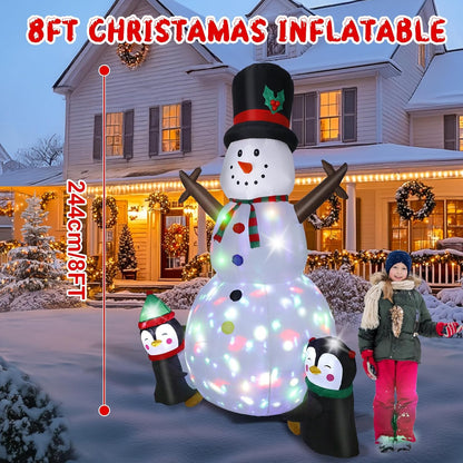 papá noel inflable 244 cm