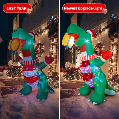 papá noel inflable 244 cm