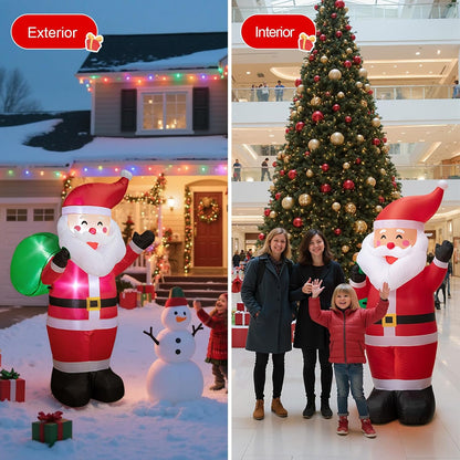 papá noel inflable 244 cm