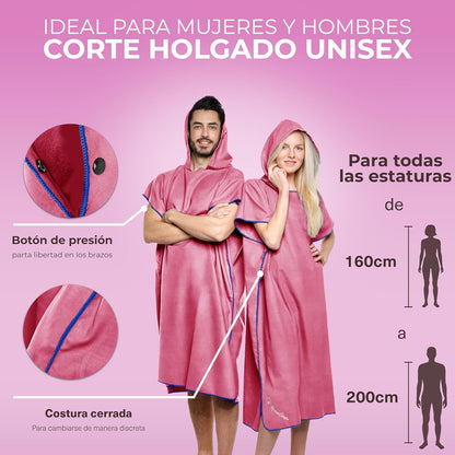 Toalla Poncho Microfibra Adultos