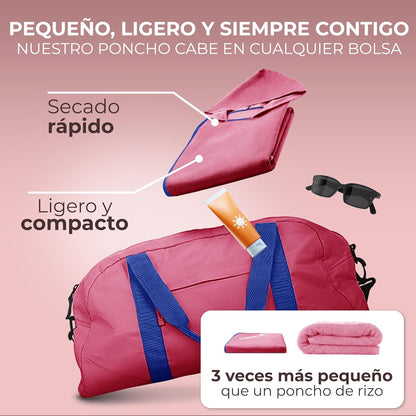 Toalla Poncho Microfibra Adultos