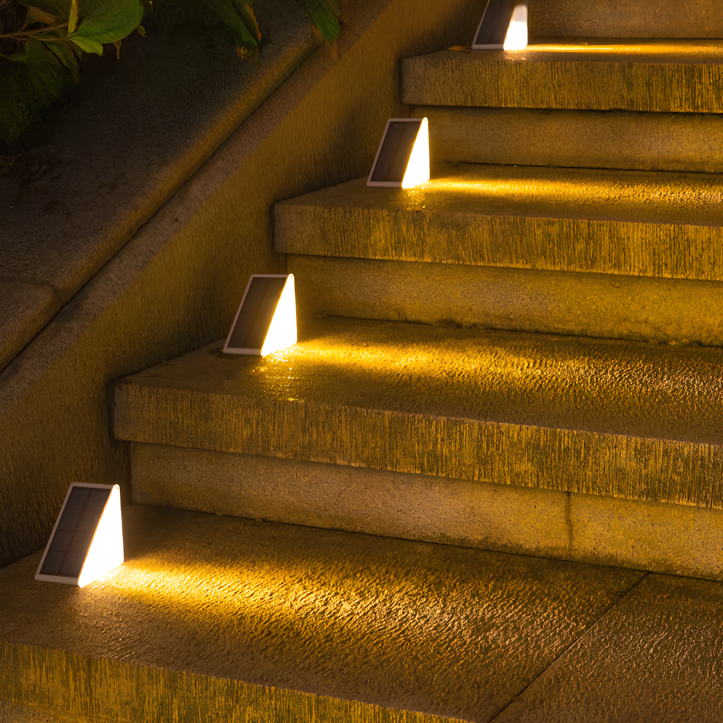 Luces Escalera Solar Exterior