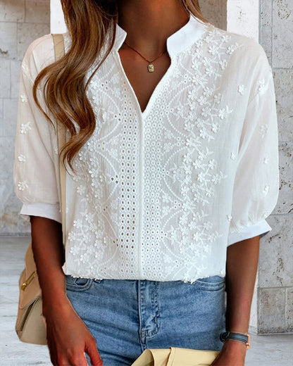 Blusa Mujer Mangas Abullonadas