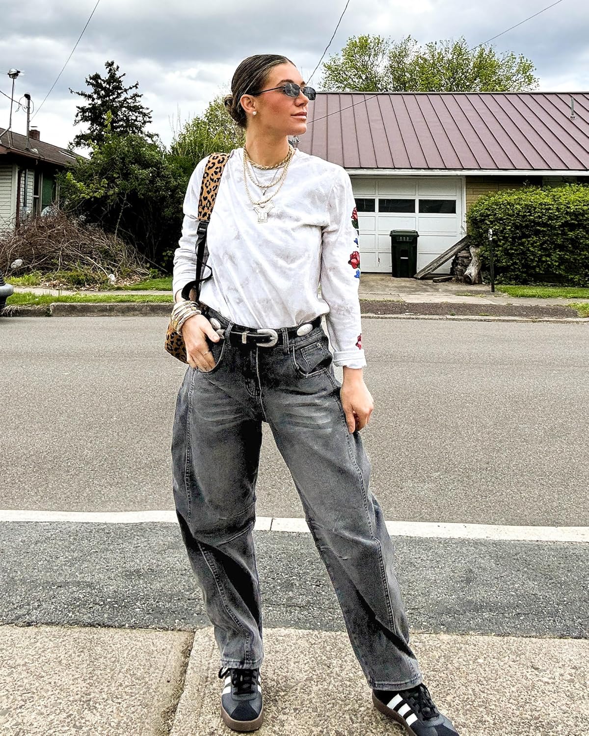 Jeans Mujer Barrel Tiro Alto