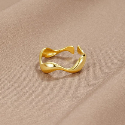 anillo minimalista oceán Lirvon