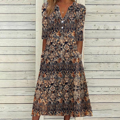 Vestido Mujer Vintage