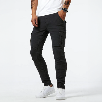 Jeans Cargo Hombre Stretch