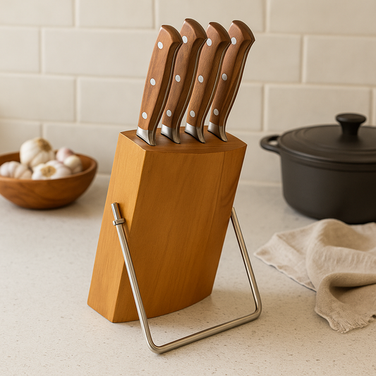 Juego Cuchillos Cocina Acacia