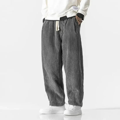 Pantalón Pana Ancho Lirvon Hombre