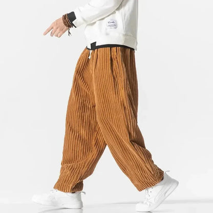 Pantalón Pana Ancho Lirvon Hombre