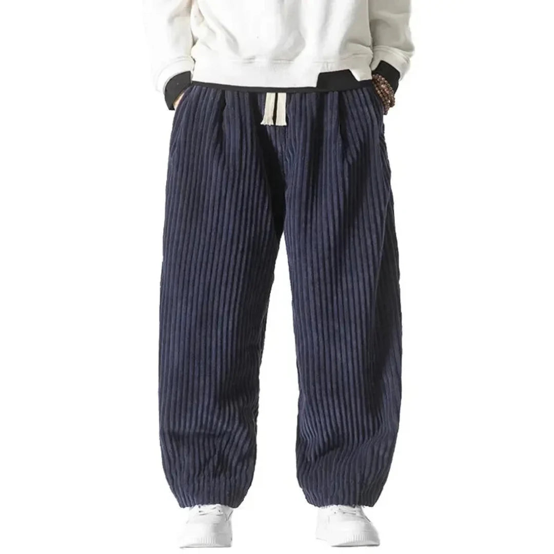 Pantalón Pana Ancho Lirvon Hombre